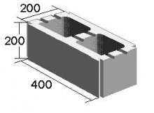 Вентиляционный блок двухканальный (200х200х400)